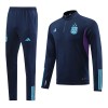 Argentina 3 Stars Quarter Zip Royal Felpe da Allenamento 2022-23 Blu per Uomo